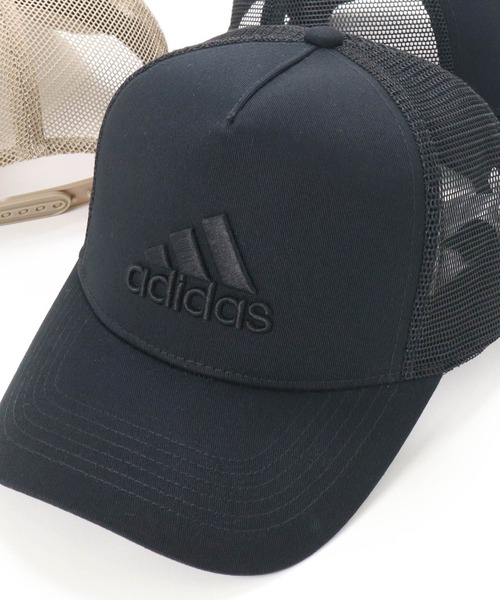 adidas（アディダス）の「アディダス メッシュキャップ ONSPOTZ別注（キャップ・メンズ・ブラック系その他/ベージュ/ホワイト/ブラック/ネイビー・FREE）」の4枚目の写真