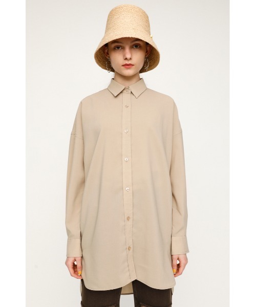 SLY(スライ)の「LOOSE OVER WASHER SH ルーズ オーバー シャツ(シャツ/ブラウス・レディース・グリーン/ベージュ/ブラック/アイボリー・FREE)」の17枚目の写真