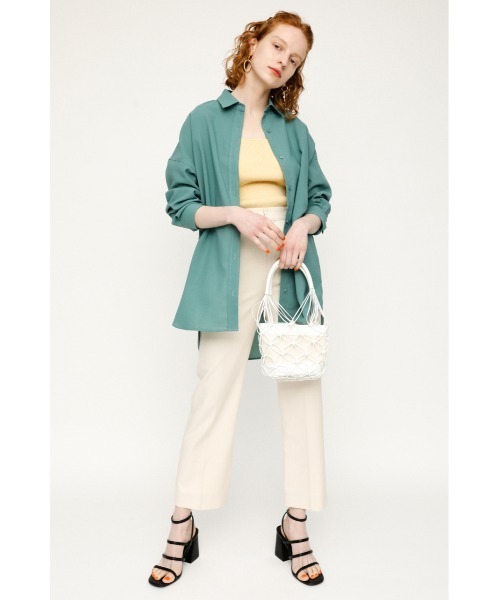 SLY(スライ)の「LOOSE OVER WASHER SH ルーズ オーバー シャツ(シャツ/ブラウス・レディース・グリーン/ベージュ/ブラック/アイボリー・FREE)」の21枚目の写真