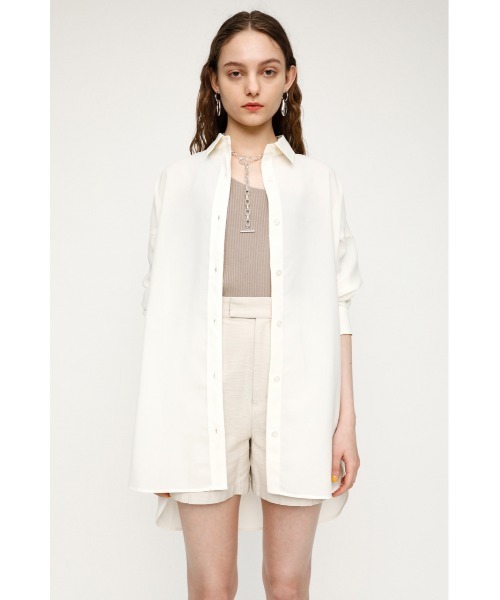 SLY(スライ)の「LOOSE OVER WASHER SH ルーズ オーバー シャツ(シャツ/ブラウス・レディース・グリーン/ベージュ/ブラック/アイボリー・FREE)」の5枚目の写真