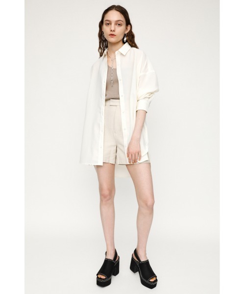 SLY(スライ)の「LOOSE OVER WASHER SH ルーズ オーバー シャツ(シャツ/ブラウス・レディース・グリーン/ベージュ/ブラック/アイボリー・FREE)」の6枚目の写真