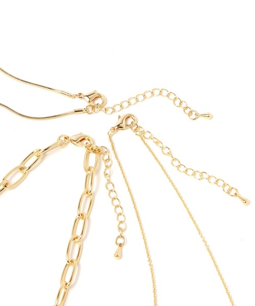 GLOBAL WORK（グローバルワーク）の「3連コインネックレス/947864（ネックレス・レディース・ライトグレー/ゴールド・FREE）」の16枚目の写真