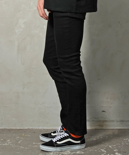 GALLIS ADDICTION(ガリスアディクション)の「GA SLIM STRAIGHT JEANS(デニムパンツ・メンズ・ブラック/インディゴブルー・S/M/L)」の3枚目の写真