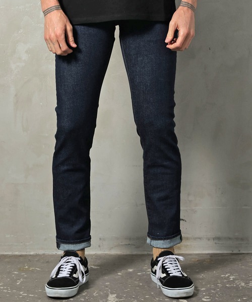 GALLIS ADDICTION(ガリスアディクション)の「GA SLIM STRAIGHT JEANS(デニムパンツ・メンズ・ブラック/インディゴブルー・S/M/L)」の5枚目の写真