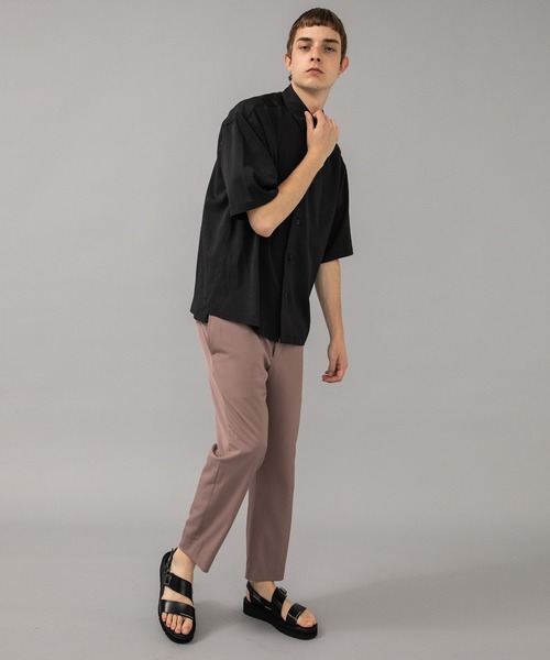 Iroquois（イロコイ）の「STUDIOUS別注 TAPERED PT（スラックス・メンズ・ストライプ/レンガ/ブラック・1/2）」の16枚目の写真