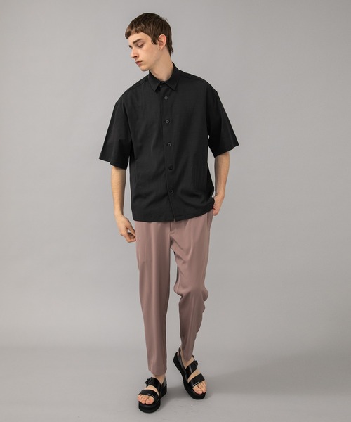 Iroquois（イロコイ）の「STUDIOUS別注 TAPERED PT（スラックス・メンズ・ストライプ/レンガ/ブラック・1/2）」の17枚目の写真