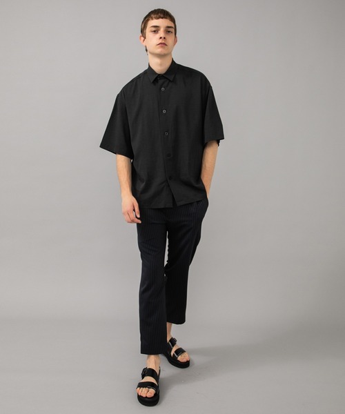 Iroquois（イロコイ）の「STUDIOUS別注 TAPERED PT（スラックス・メンズ・ストライプ/レンガ/ブラック・1/2）」の18枚目の写真