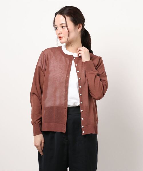CADUNE（カデュネ）の「シアーカーデ（ニット/セーター）」 - WEAR