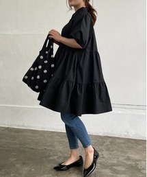 DAIS-Y | ティアードミニシャツワンピース(シャツワンピース)