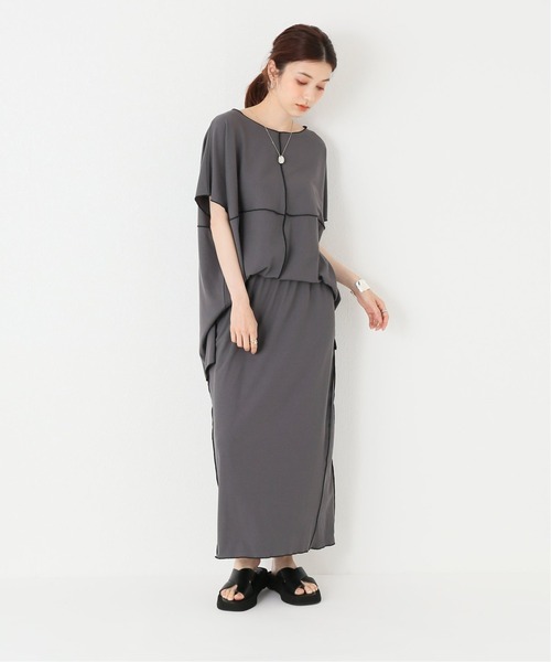 Simplicite（サンプリシテ）の「メロービッグカットソー◆（Tシャツ/カットソー・レディース・ブラック/グリーン/アイボリー・FREE）」の15枚目の写真