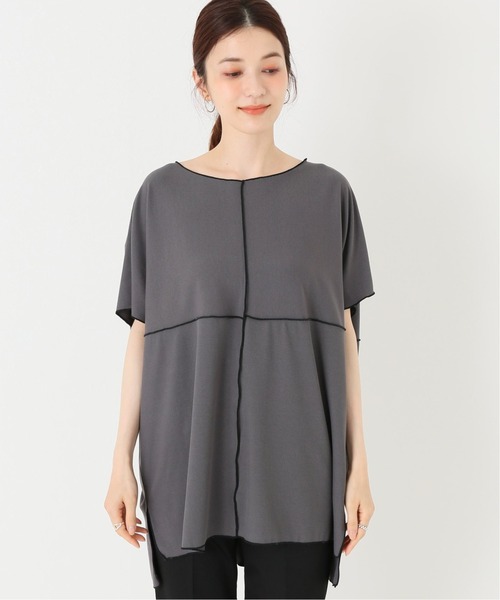 Simplicite（サンプリシテ）の「メロービッグカットソー◆（Tシャツ/カットソー・レディース・ブラック/グリーン/アイボリー・FREE）」の21枚目の写真