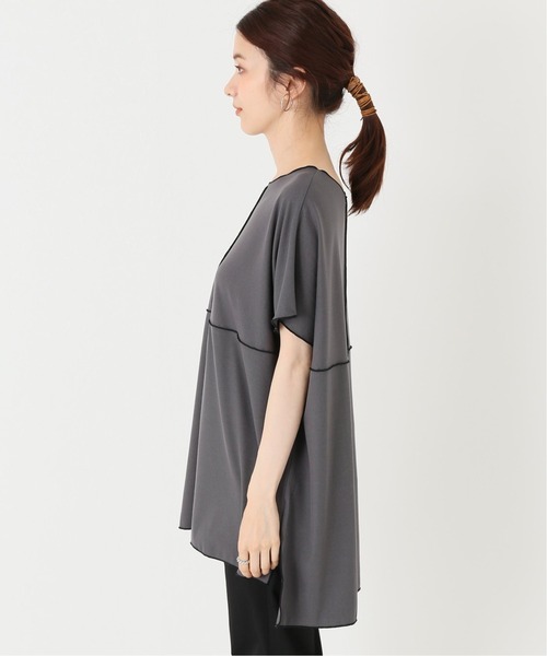 Simplicite（サンプリシテ）の「メロービッグカットソー◆（Tシャツ/カットソー・レディース・ブラック/グリーン/アイボリー・FREE）」の22枚目の写真