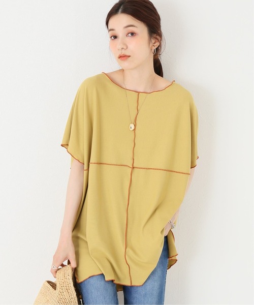 Simplicite（サンプリシテ）の「メロービッグカットソー◆（Tシャツ/カットソー・レディース・ブラック/グリーン/アイボリー・FREE）」の13枚目の写真