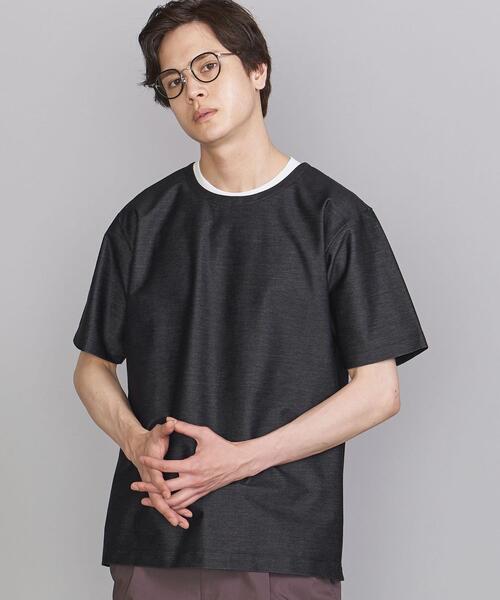 BEAUTY&YOUTH UNITED ARROWS（ビューティーアンドユースユナイテッドアローズ）の「BY FAKE レイヤード ツイル Tシャツ（Tシャツ/カットソー・メンズ・ライトグレー/ネイビー/ブラック・SMALL/MEDIUM/LARGE/X-LARGE）」の10枚目の写真