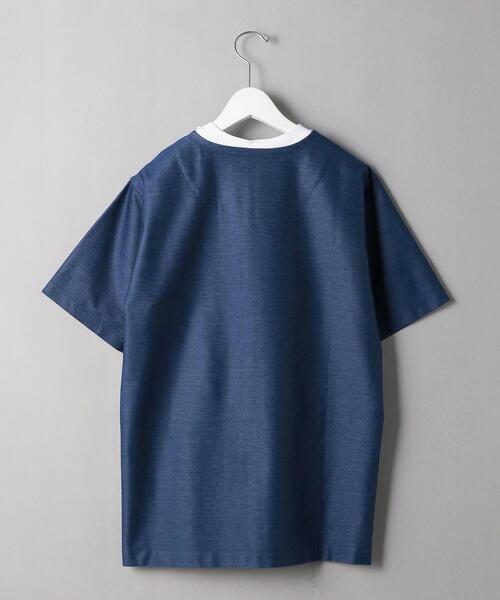 BEAUTY&YOUTH UNITED ARROWS（ビューティーアンドユースユナイテッドアローズ）の「BY FAKE レイヤード ツイル Tシャツ（Tシャツ/カットソー・メンズ・ライトグレー/ネイビー/ブラック・SMALL/MEDIUM/LARGE/X-LARGE）」の13枚目の写真