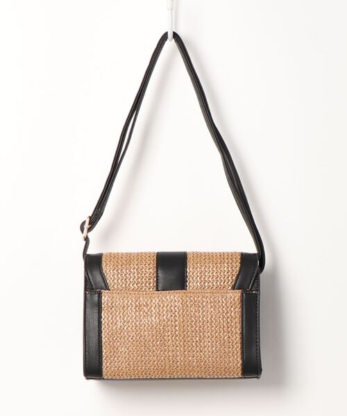 Te chichi TERRASSE（テチチテラス）の「雑材スクエアショルダーバッグ（ショルダーバッグ・レディース・ブラウン/ブラック・ﾌﾘ-）」の7枚目の写真