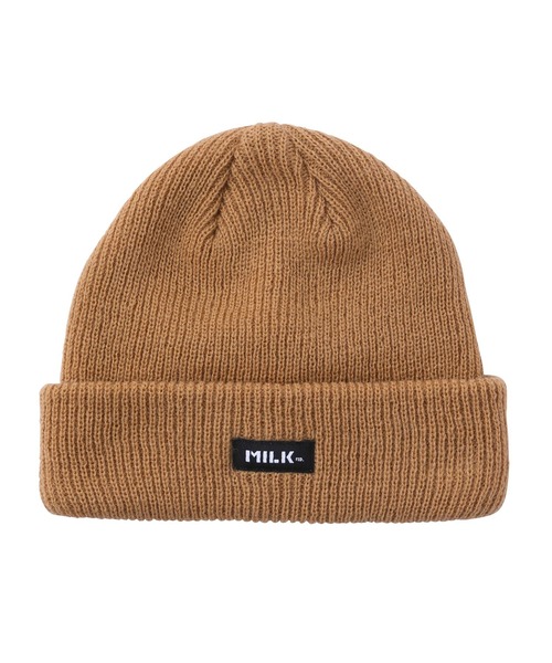 MILKFED.（ミルクフェド）の「LOGO BASIC KNIT CAP（ニットキャップ/ビーニー・レディース・ライトパープル/レッド/ベージュ/ブラック/グレー・ONE SIZE）」の18枚目の写真