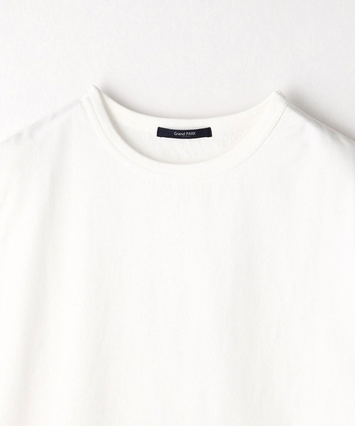 Grand PARK（グランドパーク）の「スリットノースリTシャツ（Tシャツ/カットソー・レディース・ホワイト・FREE）」の8枚目の写真