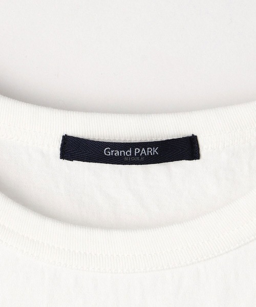 Grand PARK（グランドパーク）の「スリットノースリTシャツ（Tシャツ/カットソー・レディース・ホワイト・FREE）」の5枚目の写真