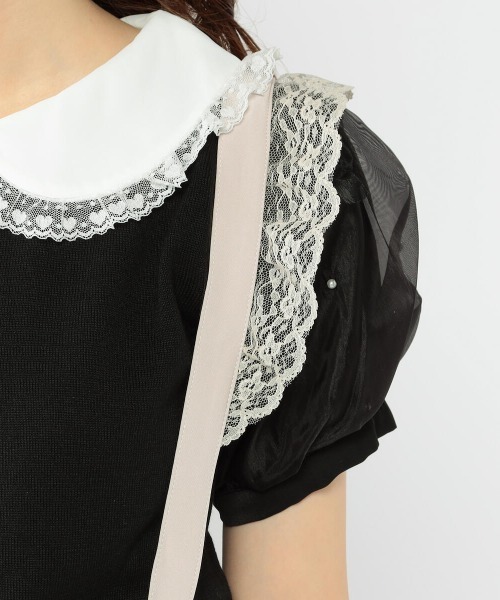 LODISPOTTO（ロディスポット）の「Lacyフリルサスキュロット（その他パンツ・レディース・ピンクベージュ/ブラック・MEDIUM）」の7枚目の写真