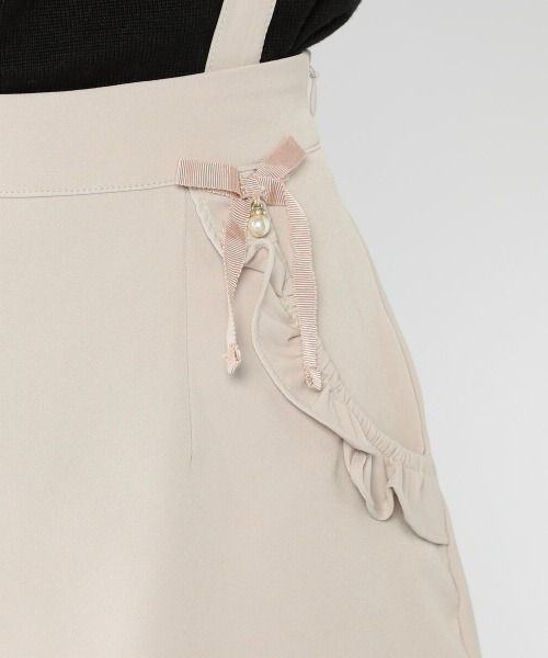 LODISPOTTO（ロディスポット）の「Lacyフリルサスキュロット（その他パンツ・レディース・ピンクベージュ/ブラック・MEDIUM）」の9枚目の写真