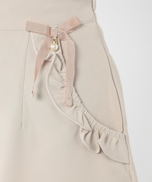 LODISPOTTO（ロディスポット）の「Lacyフリルサスキュロット（その他パンツ・レディース・ピンクベージュ/ブラック・MEDIUM）」の11枚目の写真