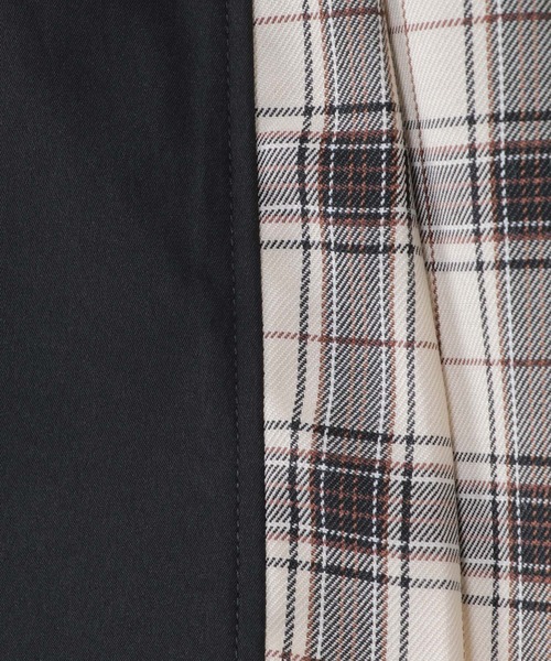 ikka（イッカ）の「【キッズ】サイドチェックプリーツスカート（120~160cm）（スカート・キッズ・ブラック/ライトベージュ・120/130/140/150/160）」の11枚目の写真