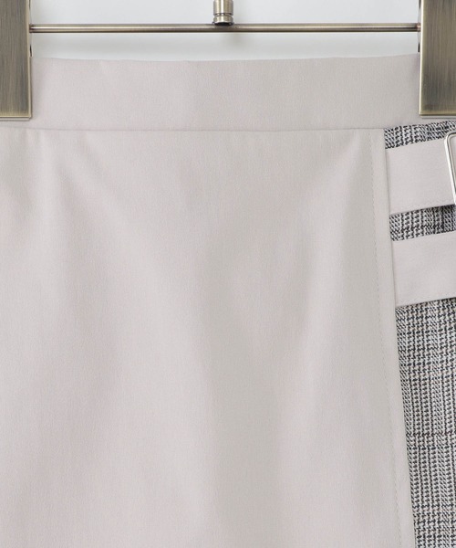 ikka（イッカ）の「【キッズ】サイドチェックプリーツスカート（120~160cm）（スカート・キッズ・ブラック/ライトベージュ・120/130/140/150/160）」の4枚目の写真