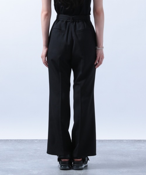 HARE（ハレ）の「リネンライクフレアパンツ(HARE)（スラックス・レディース・ブラック/テラコッタ・S/M）」の11枚目の写真