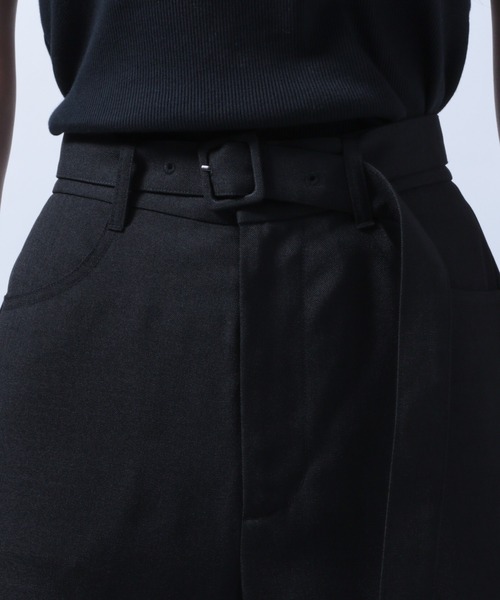 HARE（ハレ）の「リネンライクフレアパンツ(HARE)（スラックス・レディース・ブラック/テラコッタ・S/M）」の12枚目の写真