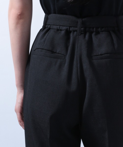 HARE（ハレ）の「リネンライクフレアパンツ(HARE)（スラックス・レディース・ブラック/テラコッタ・S/M）」の16枚目の写真