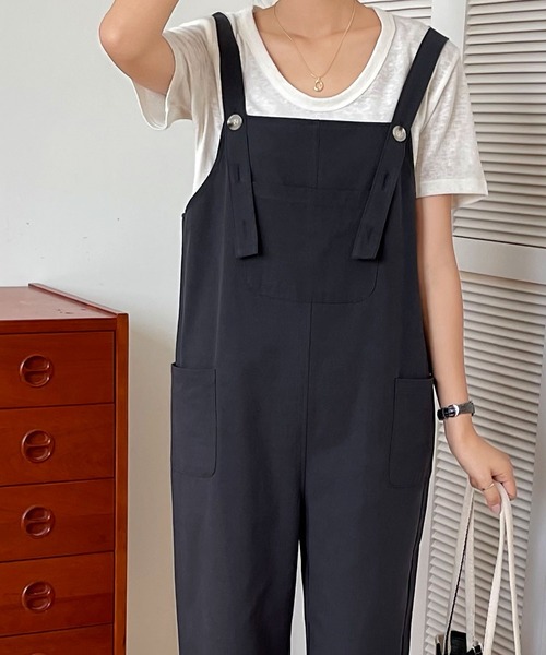 fd style（エフディ スタイル）の「[FD]ポケットサスペンダーパンツ（サロペット/オーバーオール・レディース・カーキ/ライトイエロー・FREE）」の18枚目の写真