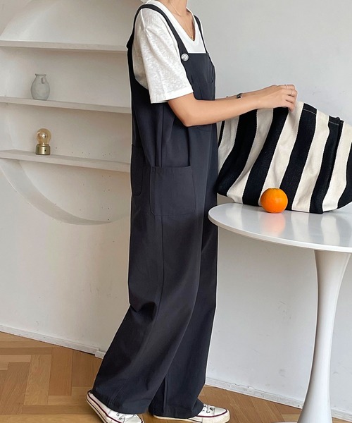 fd style（エフディ スタイル）の「[FD]ポケットサスペンダーパンツ（サロペット/オーバーオール・レディース・カーキ/ライトイエロー・FREE）」の16枚目の写真