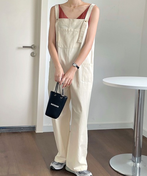 fd style（エフディ スタイル）の「[FD]ポケットサスペンダーパンツ（サロペット/オーバーオール・レディース・カーキ/ライトイエロー・FREE）」の17枚目の写真