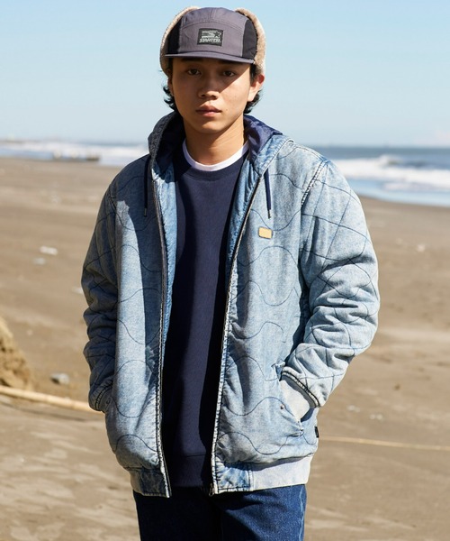 BILLABONG(ビラボン)の「BILLABONG/ビラボン 中綿 デニムジャケット BB012-760(デニムジャケット・メンズ・ブラック/ネイビー・M/L/XL)」の2枚目の写真