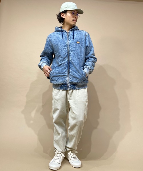 BILLABONG(ビラボン)の「BILLABONG/ビラボン 中綿 デニムジャケット BB012-760(デニムジャケット・メンズ・ブラック/ネイビー・M/L/XL)」の7枚目の写真