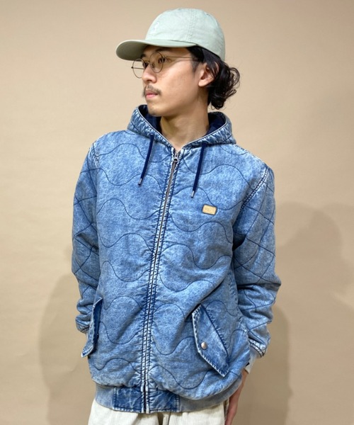 BILLABONG(ビラボン)の「BILLABONG/ビラボン 中綿 デニムジャケット BB012-760(デニムジャケット・メンズ・ブラック/ネイビー・M/L/XL)」の3枚目の写真