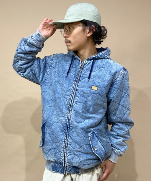 BILLABONG(ビラボン)の「BILLABONG/ビラボン 中綿 デニムジャケット BB012-760(デニムジャケット・メンズ・ブラック/ネイビー・M/L/XL)」の4枚目の写真