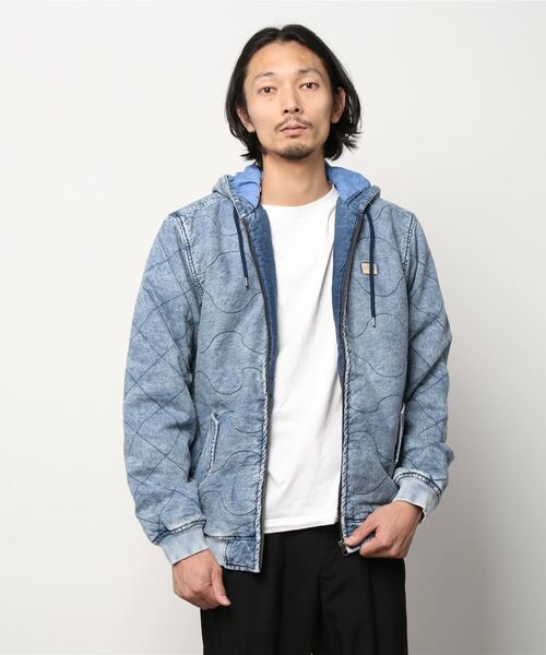 BILLABONG(ビラボン)の「BILLABONG/ビラボン 中綿 デニムジャケット BB012-760(デニムジャケット・メンズ・ブラック/ネイビー・M/L/XL)」の15枚目の写真