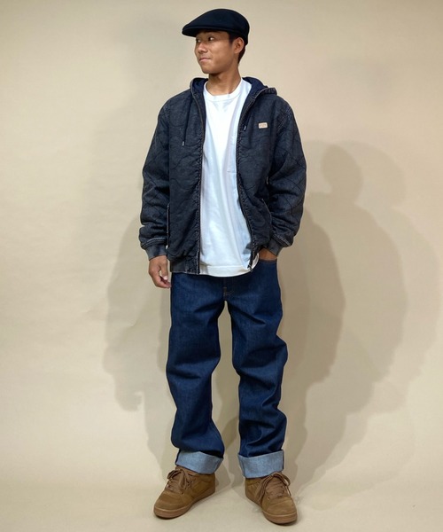 BILLABONG(ビラボン)の「BILLABONG/ビラボン 中綿 デニムジャケット BB012-760(デニムジャケット・メンズ・ブラック/ネイビー・M/L/XL)」の21枚目の写真