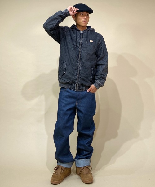 BILLABONG(ビラボン)の「BILLABONG/ビラボン 中綿 デニムジャケット BB012-760(デニムジャケット・メンズ・ブラック/ネイビー・M/L/XL)」の22枚目の写真