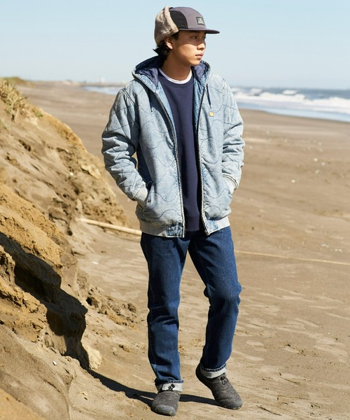 BILLABONG(ビラボン)の「BILLABONG/ビラボン 中綿 デニムジャケット BB012-760(デニムジャケット・メンズ・ブラック/ネイビー・M/L/XL)」の18枚目の写真