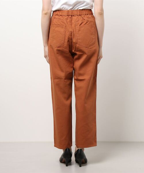 Samansa Mos2（サマンサ モスモス）の「綿ツイルストレートパンツ（その他パンツ・レディース・ベージュ/オレンジ/ブルー/チャコール/キナリ・ﾌﾘ-）」の7枚目の写真