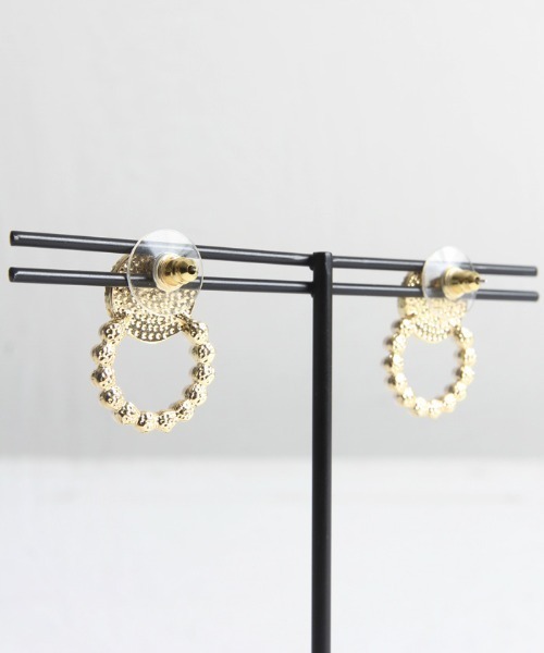 Cookie Chocolate（クッキーチョコレート）の「パールサークルピアス（ピアス（両耳用）・レディース・ゴールド・FREE）」の8枚目の写真