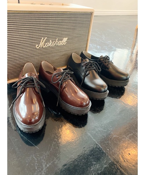 INGNI（イング）の「3ホール厚底レースアップシューズ（その他シューズ・レディース・ブラック/ブラウン・M/L）」の15枚目の写真