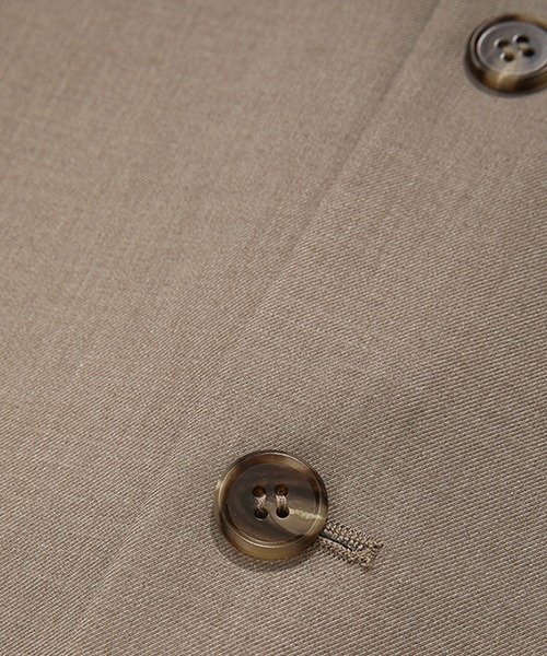 Fano Studios（ファノ ストゥディオズ）の「【Fano Studios】Back button tailored jacket FX21W011（テーラードジャケット・レディース・ライトブラウン・S/M/L）」の14枚目の写真