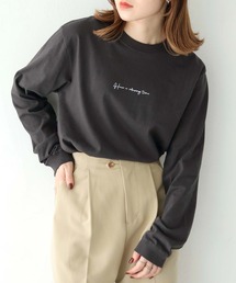 【HERCLOSET】WEB限定カリグラフィーロゴロンT