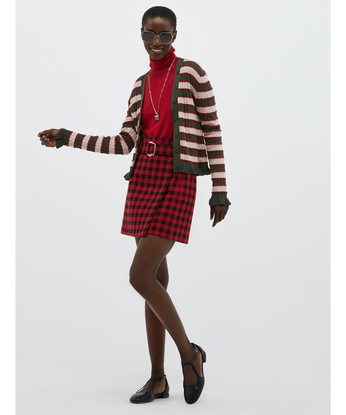 MAX&Co.（マックス アンド コー）の「MAX＆Co. [サガーチェ] ハイネック ストレッチ ニット（ニット/セーター・レディース・レッド/ライトグリーン・SMALL/MEDIUM/LARGE）」の12枚目の写真