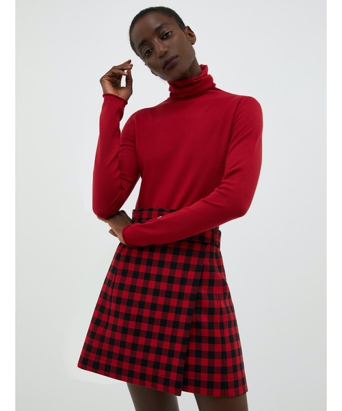 MAX&Co.（マックス アンド コー）の「MAX＆Co. [サガーチェ] ハイネック ストレッチ ニット（ニット/セーター・レディース・レッド/ライトグリーン・SMALL/MEDIUM/LARGE）」の9枚目の写真