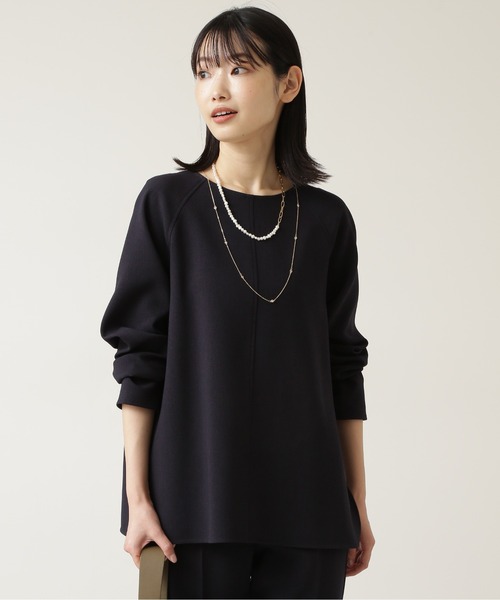 NATURAL BEAUTY BASIC（ナチュラルビューティーベーシック）の「ｐｅｔｉｔ　ｌｕｘｅ　ダブルクロスセットアップブラウス/0171210990（シャツ/ブラウス・レディース・ベージュ/ネイビー/カーキ・MEDIUM/SMALL）」の16枚目の写真
